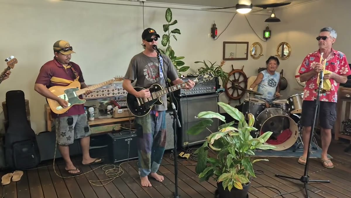 Live musician performing at Shipwreck